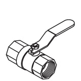 BRASS BALL VALVE, 3/4'' THREADED