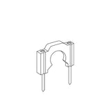 CLIP,PIPE STANDOFF,1/2'' (100EA)