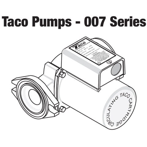 Taco 007-ZF5-9 Priority Zoning Circulator Pump 1/25 HP, 115V