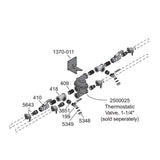 1 1/4''THERMOSTATIC VALVE FITTINGS INSTALL KIT