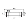 1200K Stainless Steel 316 Shell & Tube Heat Exchanger with Mounting Brackets