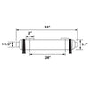 360K Titanium Shell & Tube Heat Exchanger with Mounting Brackets