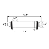 55K Titanium Shell & Tube Heat Exchanger with Mounting Brackets