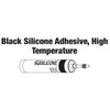 SILICONE,BLACK,10.1 OZ.