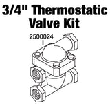 Thermostatic Valve and Body Kit 3/4" NPT
