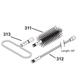 KIT,FLUE BRUSH,M175/ECL(E)23 