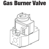 GAS BURNER VALVE, E-CLASSIC AND MAXIM VR8205M2948