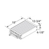 HEAT EXCHANGER COIL (WATER TO AIR)(80K BTU)