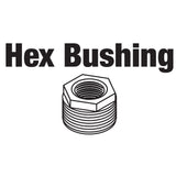 HEX BUSHING, 3/4'' X 1/2''