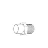 ADAPTER, SWEAT MALE, 1''MPT X 1''