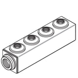 MANIFOLD,(2) 1 1/4''INLET X(4) 3/4''OUTLET