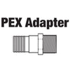 PEX ADAPTER, 1/2'' PEX  X 3/4'' MIP