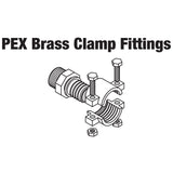 FITTINGS,1 1/4''PEX BRASS CLAMP