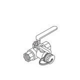 PURGE TEE,DRAIN,3/4'',FEMALE,BRASS