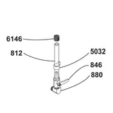 CLIP,SIGHT GA HOSE,BLACK 9/16''DIA X.375''
