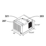 SPACE HEATER CABINET FOR 50K BTU