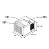 SPACE HEATER CABINET FOR 50K BTU