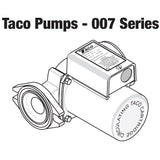 Taco 007-ZF5-9 Priority Zoning Circulator Pump 1/25 HP, 115V