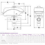 Taco Zone Sentry Valve, 3-Way Zone Valve, 1" Sweat Z100C3