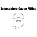 TEMPERATURE GUAGE FITTING,1''SHARK BITE X 1/8''NPT