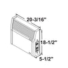 HEAT EXCHANGER, WALL, LO-LINE, LL6-4